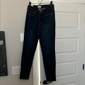 Skinny High Rise Dark Blue Jeans